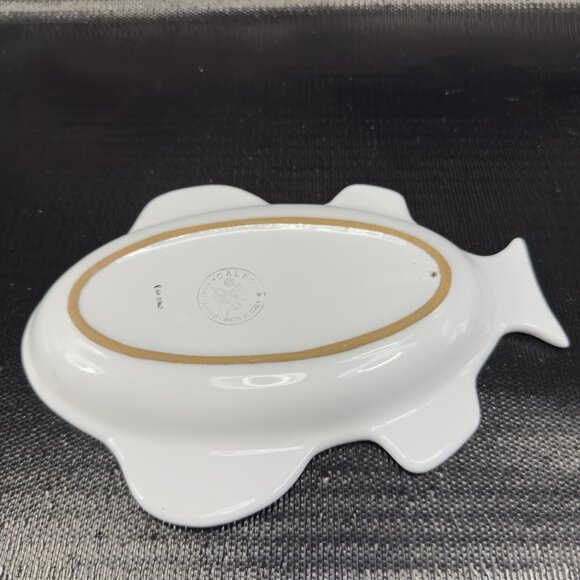 Vintage Italian Caleca Pottery Fish Shaped Dish Plate Container Hand Painted VTG - Picture 10 of 11